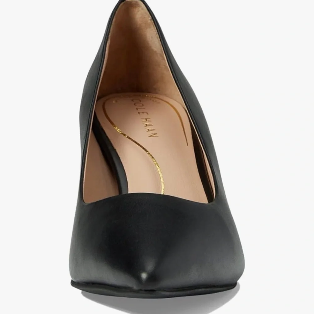 Cole Haan kitten heels 2” Classic Black Women's Pumps soft black leather